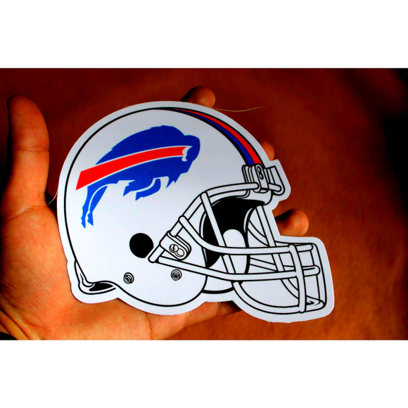 Billsss Helmet Water Resistant Sticker Decal 6x5 in and 3x2.5 in (pack of 3) - Picture 2 of 3